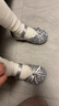 斯纳菲女童皮鞋春季儿童水晶鞋亮钻公主鞋小女孩舒适软底单鞋月光银28 实拍图