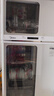 美的（Midea）消毒柜家用 餐具碗柜碗筷消烘一体机 小型立式 婴儿奶瓶 77L三层 高温二星级【政府补贴】 80G05 实拍图