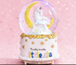 IMVE爱莎水晶球音乐盒 儿童小女孩生日礼物/女生八音盒新年礼物玩具 大号旋转木马（灯光+音乐+飘雪） 实拍图