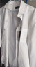 雅戈尔（YOUNGOR）长袖衬衫男DP免烫衬衫纯棉面料抗皱易打理新品 YLDP10171BJA白色 40 实拍图