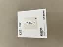 公牛（BULL）开关插座 G12系列 一开单控开关大面板开关G12K111 暮雪白 实拍图