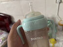 小土豆（potato）儿童水杯大宝宝吸管奶瓶PP水杯9个月以上带重力球 300ml萌动绿 实拍图
