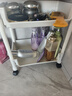京东物流 书架推车式置物架移动落地储物架简易多层收纳架 2层 【无轮】容量升级 【稳固不晃】 实拍图