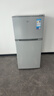美的（Midea）112L两门小冰箱灰色双温小冰箱迷你家用宿舍租房灵活摆放节能低音深冷速冻 BCD-112CM 实拍图