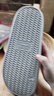 洁丽雅防臭拖鞋男士夏季2025新款居家室内浴室洗澡eva家用防滑凉拖鞋女 浅灰 【1.0性价比 | 无甲醛致癌物】 42-43 【适合41-42码】 实拍图