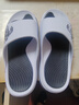 回力运动拖鞋男浴室内户外不易滑厚底凉拖鞋HL39391白黑色41-42码 实拍图