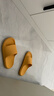 朴西香蕉船凉拖鞋女士浴室不易滑居家室内四季情侣拖鞋男 黄色 37-38 实拍图