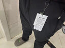探拓（TECTOP）冲锋裤男加绒保暖防风软壳裤登山徒步裤 男款黑色 XL 实拍图