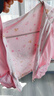 戴维贝拉（DAVE＆BELLA）儿童外套休闲女童上衣连帽宝宝衣服春季新款小童外衣幼儿童装 粉底印花【现货】 120 cm（建议身高110-120cm） 实拍图