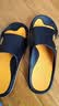 回力运动拖鞋男浴室内户外不易滑厚底凉拖鞋HL39391黑黄色45-46码 实拍图