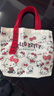 HelloKitty帆布包大容量通勤包包手提包时尚背包 红色KT【带飘带】 实拍图