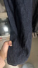 优衣库常规款女装男装宽松廓形牛仔裤/弯刀镰刀裤子479000 482280 479000/69藏青色 28 /160/70A 实拍图