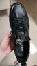 百丽男鞋牛皮小白鞋夏季厚底一脚蹬休闲鞋运动板鞋A1920AM5 黑色 39 实拍图