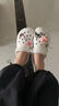 卡骆驰（CROCS）白鹿同款经典云朵洞洞鞋时尚百搭女鞋花园鞋沙滩鞋|206750 白色-100(含智必星) 36 /37(230mm) 实拍图