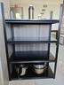 UOEN厨房置物架家用多功能仓储多层落地储物收纳杂物快递橱柜铁货架子 实拍图