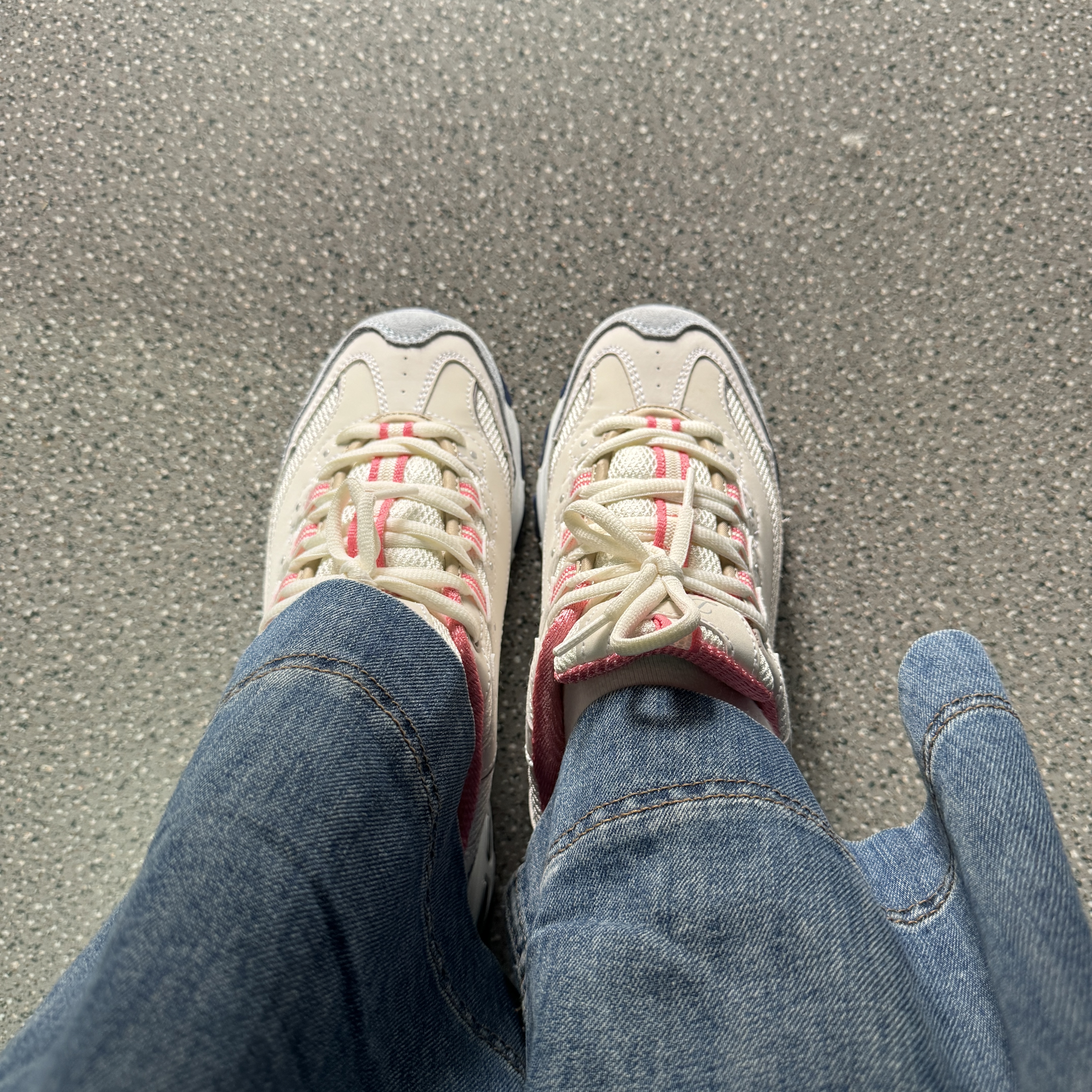 斯凯奇奶茶熊丨女鞋缤纷撞色休闲运动鞋跑步鞋增高老爹鞋13167 实拍图