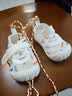 托姆贝克男宝宝学步鞋网鞋婴儿鞋春夏薄款软底防滑0一1-2岁女童 米白15 实拍图