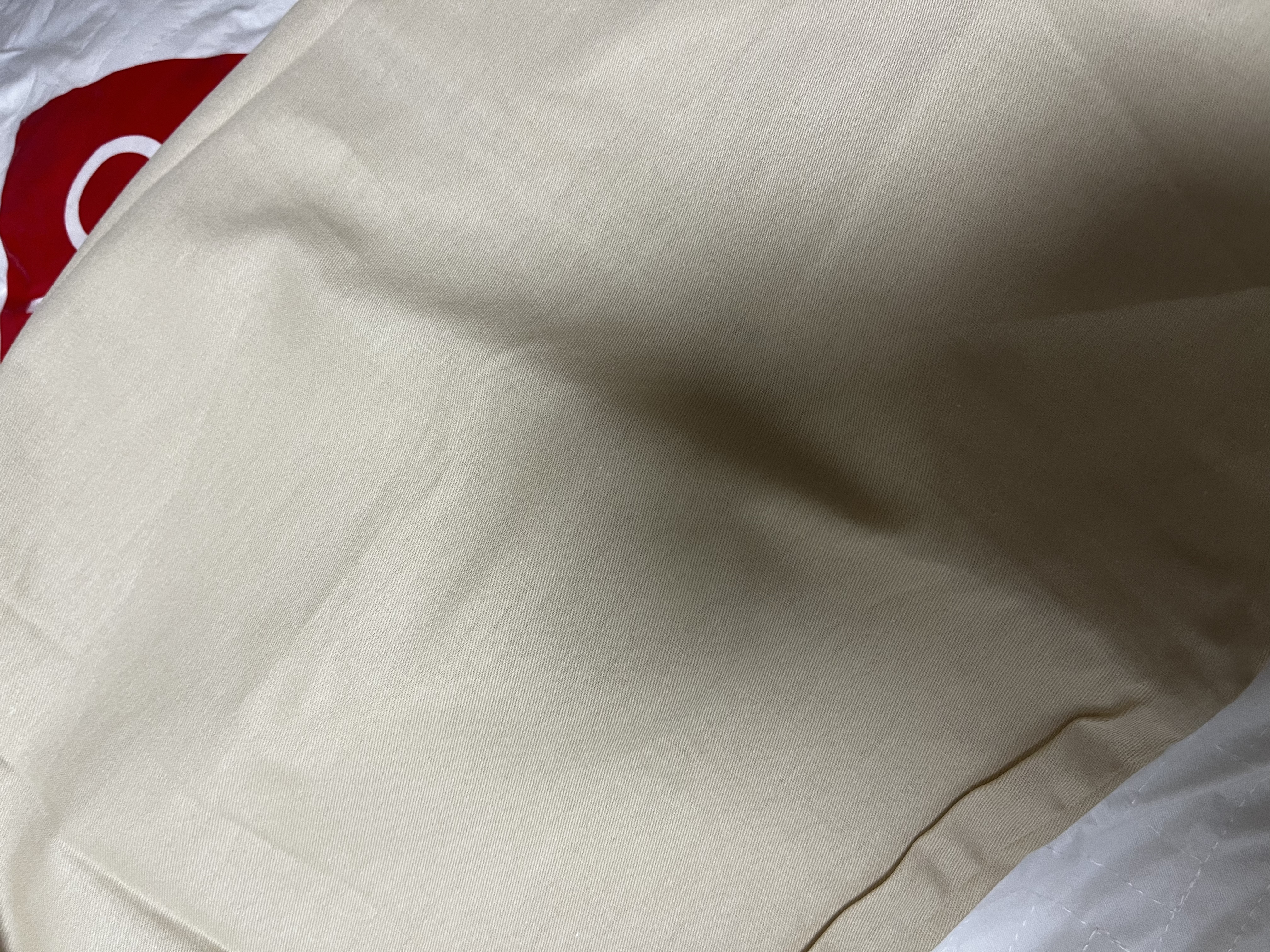 红豆A类纯棉枕套机洗单人枕头套纯棉枕芯套加厚内胆套48x74cm卡其一只 实拍图
