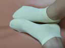 棉竹屋【JDF姜妍同款】袜子女春夏季软棉棉中筒袜纯棉抗菌防臭女短袜5双 实拍图