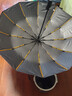 暖心话全自动雨伞折叠大号男女双人晴雨两用防紫外黑胶防晒遮阳伞太阳伞 144骨全自动雨伞-雅致黑 实拍图