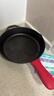 LODGE【美国进口】洛矶平底锅不易粘锅铸铁锅无涂层煎锅煎牛排锅 L8SK3- 26cm 实拍图