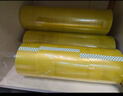 得力(deli)高品质透明黄封箱胶带打包 60mm*100y*48μm  24卷整箱装 封箱器 办公用品 JD420 实拍图