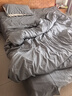 水星家纺四件套床上纯棉100%a类全棉透气床单被套双人加大套件1.8米×2米床青 实拍图