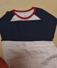 匹克童装儿童打底衫2026年新款男童纯棉长袖t恤夏装衣服女孩洋气上衣 藏蓝/PK标蓝硅胶K 120 实拍图
