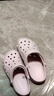 CROCS卡骆驰洞洞鞋贝雅洞洞鞋轻便运动鞋耐磨一脚蹬拖鞋休闲鞋|10126 裸粉-6PI 36 /37(220mm) 实拍图
