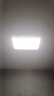 顾家同款现代简约大气客厅灯卧室餐厅长方形大厅led室内吸顶灯具 长方形90*60cm三色变光96w 实拍图