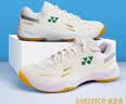 YONEX尤尼克斯羽毛球鞋男女款超轻透气减震运动鞋SHB220CR 米白色 37 实拍图