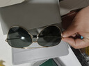 帕森（PARZIN）偏光太阳镜型男眼镜双梁经典蛤蟆镜驾驶墨镜PZ8131A黑框黑灰片 实拍图