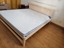 零树实木床双人床简易床1.8m*2m床+10cm椰棕床垫 包安装 JYA-05(套装) 实拍图