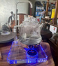 佰宝水晶底座全自动断电恒温保温电热水壶玻璃烧水器抽水加水泡茶专用功夫茶具909 1L 晶钻 DCH-909 实拍图
