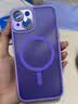 KEKLLE【肤感磁吸】适用iPhone14手机壳苹果14保护套磁吸无线充电磨砂防摔镜头全包软边保护套 丁香紫 实拍图