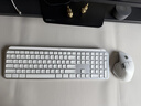 罗技（Logitech）无线键盘MX Keys S蓝牙键盘Keys升级版高端办公键盘无线键鼠套装全尺寸家用充电背光自定义108键 Keys S+Master4【灰白色】 实拍图