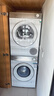 西门子（SIEMENS）小晶钻优享10+10KG大容量洗烘套装全自动滚筒洗衣机热泵烘干 羊毛洗护WG52H1U00W+00W 实拍图