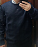 京东京造纯棉卫衣男士26新款春秋外套男装衣服打底衫t恤藏青色M 实拍图
