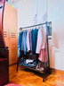稳纳衣架落地实木衣帽架可折叠置物架卧室挂衣架简约晾6612H 实拍图