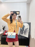 纪诗哲包包女包2026新款女士单肩斜挎小方包送老婆女友七夕情人节礼物 蓝色 品牌礼盒装 实拍图