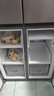 华凌美的出品华凌426十字双开门冰箱超薄风冷无霜一级能效双变频对开多门四门京东自营HR-426WSP 实拍图