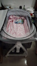 ANGI BABY新生儿婴儿床带尿布台可拼接大床宝宝摇摇床可移动多功能哄睡神器 莫兰迪灰 尿布台+椰棕棕垫+礼包 实拍图
