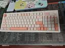联想（Lenovo）K2_Pro三模键盘鼠标套装 无线蓝牙有线机械手感混彩灯效消音结构音量旋钮办公游戏电脑键鼠套装 粉 实拍图