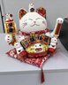 智汇招财猫开业大摆件自动招手电动摇手大号陶瓷新店开业大吉乔迁礼物 【财源广进】23*20*21 【礼盒+坐垫+围脖】电池插电两用 实拍图