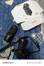 神牛v100闪光灯100W大功率旗舰全彩触屏高速同步TTL锂电池热靴口袋灯外拍便携婚礼摄影灯 V100标配+半圆柔光罩 索尼 实拍图