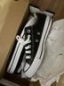 匡威（Converse）All Star夏季经典帆布男女低帮休闲运动鞋黑色101001 101001/黑色 37 实拍图