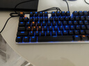 达尔优（dareu）EK815机械合金版机械键盘 有线键盘 游戏键盘 108键 单光 多键无冲 吃鸡键盘黑银红轴 实拍图
