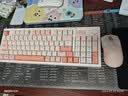 联想（Lenovo）K2_Pro三模键盘鼠标套装 无线蓝牙有线机械手感混彩灯效消音结构音量旋钮办公游戏电脑键鼠套装 粉 实拍图