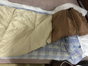 京东京造 信封式睡袋成年人四季通用户外露营冬季加厚防寒保暖浅沙色1.0kg 实拍图