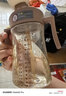 小土豆（potato）儿童水杯吸管杯幼儿园水杯ppsu便携背带直饮大容量 400ml奶栗棕 实拍图